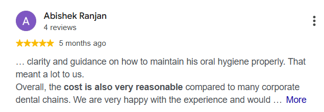 Google review